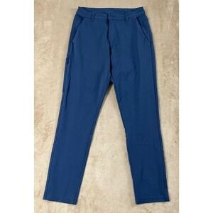 BYLT Basics everyday pant slim 2.0 blue